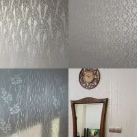 طرح کاغذ دیواری.نقاشی ساختمان دکوراسیون داخل