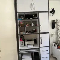 کمد  میز کامپیوتر وجا کتابی در حد نو