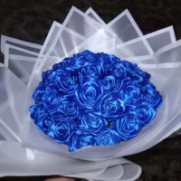 دسته گل رز ربانی|گل مصنوعی|رباط‌کریم, آدران|دیوار