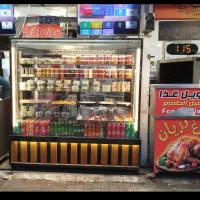 یخچال کم کار و سینگ صنعتی وکانتر گرم لوازم فست فود