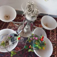 لوستر 5شاخه|لوستر و چراغ آویز|زاهدان, |دیوار