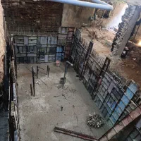 استخر اسکلت فلزی ارماتور بندی