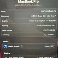 مک بوک 2019 i7|رایانه همراه|تهران, ایرانشهر|دیوار