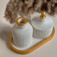 قبول سفارش و فروش عمده ظروف سنگ مصنوعی|صنایع دستی و سایر لوازم تزئینی|قوچان, |دیوار