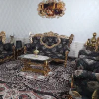 مبل ۷ نفره سلطنتی|مبلمان خانگی و میز عسلی|بروجرد, |دیوار