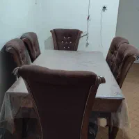 مبل راحتی ومیزوصندلی ناهارخوری|مبلمان خانگی و میز عسلی|امیدیه, |دیوار