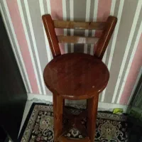 صندلی چوبی بلند ۲ عدد|صندلی و نیمکت|تهران, شهرک ولیعصر شمالی|دیوار