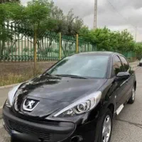 ۲۰۷ مشکی بدون رنگ و خط و خش بسیار تمیز