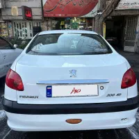 پژو۲۰۶ sd بی رنگ|خودرو سواری و وانت|تهران, اوقاف|دیوار