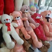 عروسک خرس بزرگ ۱ متری نو با رنگبندی متنوع