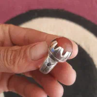 سلام انگشتر عقیق ساسانی|جواهرات|کارون, |دیوار