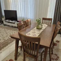 میزنهارخوری چوبی ۶ نفره تمیز و سالم