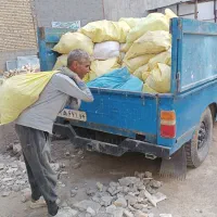 حمل خاک نخاله توسط نیسان کمپرسی کارگر و مینی لدر|خدمات حمل و نقل|مشهد, توس (بلوار توس)|دیوار