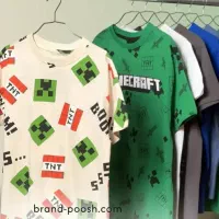 تیشرت پسرانه ماینکرافت وارداتی در 10 طرح جذاب