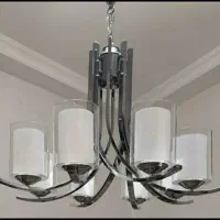 لوستر لهستانی نقره ای ۸شاخه