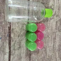 پت 250 سی سی به همراه درب (سبز و صورتی)