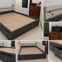 تخت دو نفره کینگ MDF کشودار ۲۰۰ در ۱۸۰