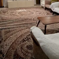 فرش ۹متری ۷۰۰شانه اطلس طلایی مشهد
