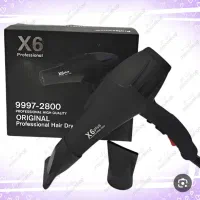 سشوار حرفه ای موتور سنگین مدل X6 قدرت 2800w