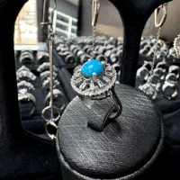 انگشترنقره روکش طلا سفید|جواهرات|ایلام, |دیوار