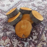 زیر لیوانی چوبی