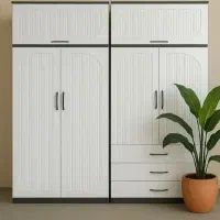 کمد دیواری قابل جابه جابیی وتخت خواب