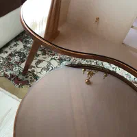 میز جلو مبلی چوبی همراه شیشه|مبلمان خانگی و میز عسلی|تهران, اقدسیه|دیوار