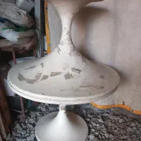 دو عدد میز ناهار خوری طرح فایبر گلاس