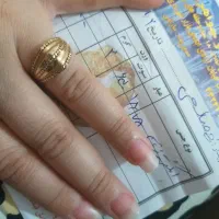 انگشتر طلا کاملا نو