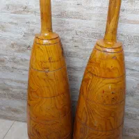 میل زورخانه ای چوبی قدیمی(آنتیک،سالم و سنگین)