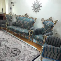 مبل7نفره سلطنتی استیل بامیزناهاخوری6نفره|مبلمان خانگی و میز عسلی|آمل, |دیوار