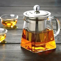 قوری پیرکس کف مربع 950ML ناتالی