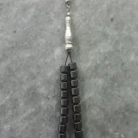 تسبیح سندلوس فلزی سیاه