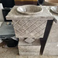 روشویی سنگی پرشین تک پایه توکار|مصالح و تجهیزات ساختمان|رشت, پارک شهر|دیوار