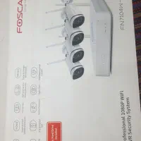 ۴ عدد دوربین مداربسته وایرلس با دستگاه