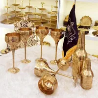 ست جام وگلاب پاش/دکوری/برنجی برنزی|صنایع دستی و سایر لوازم تزئینی|مشهد, کوی ولیعصر|دیوار