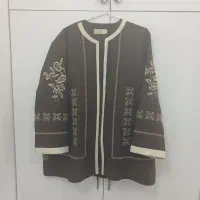 کت شلوار قهوه ای سایز۵۴و۵۶ درحدنونو۲میلیون