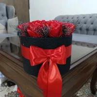 باکس و دسته گل ربانی شیک و خاص
