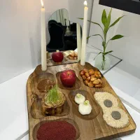 هفت سین چوبی|صنایع دستی و سایر لوازم تزئینی|کرمان, |دیوار