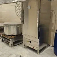 اشپزخانه، اجاق گاز ، بخار پز ، منقل کباب ،