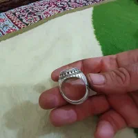 انگشتر نقره یاقوت بزرگ افریقایی|جواهرات|سنندج, |دیوار
