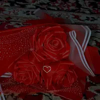 گل روبانی|گل مصنوعی|درمیان, |دیوار