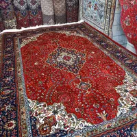 جفت شیش متری(۳×۲)نقشه کرمان قلم رنگ قرمز|فرش|خوی, |دیوار