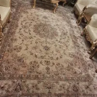 فرش ابریشم 9 متری 1200 شانه محتشم