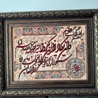 تابلو فرش ابریشم دار