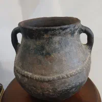 انتیک دیگ سفالی قدیمی