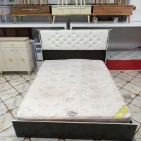 تخت و خواب دو نفره تمام ام دی اف همراه تشک