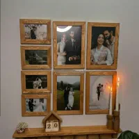 شلف چوبی دیواری