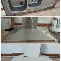 هود بیمکث - سینک ظرفشویی دو لگنه اخوان