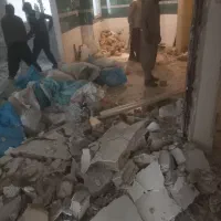 تخریب داخلی ساختمان دیوار شومینه آرگ اوپن کف